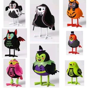 2024 Target Hyde & EEK Bird ~ Featherly Friends Halloween Set Of 8